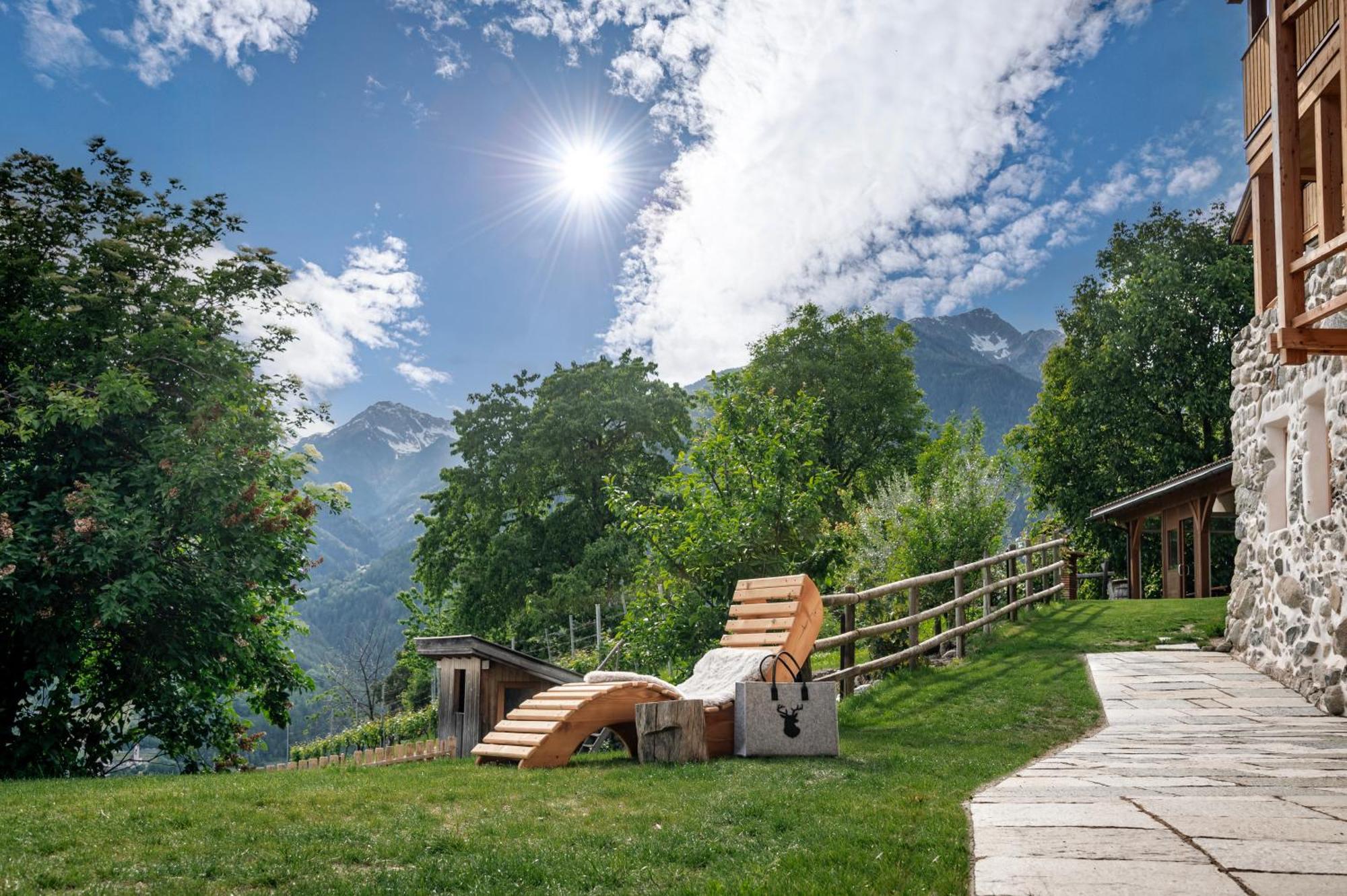 Trinnerhof- Hof Chalets Und Obsthof Mit Zimmer Natz-Schabs Esterno foto